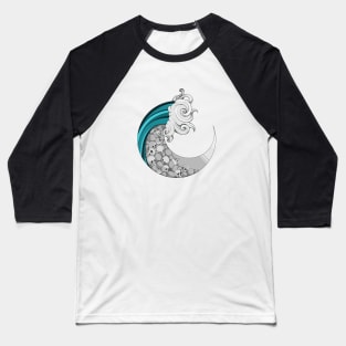 Tide Of The Lunar Skulls Baseball T-Shirt